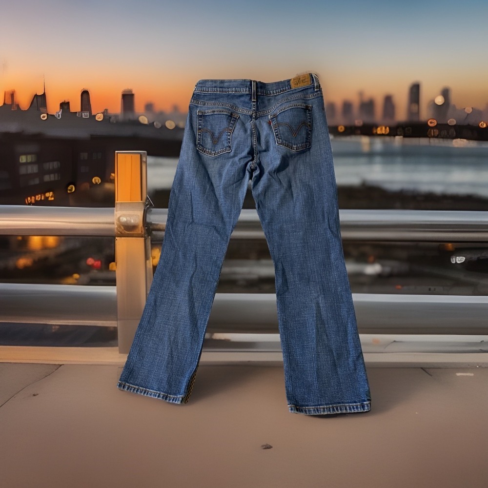 Levi's 505 Straight Jeans Women's Size- 10S W30 L30 Blue 10 Y2K Cowgirl